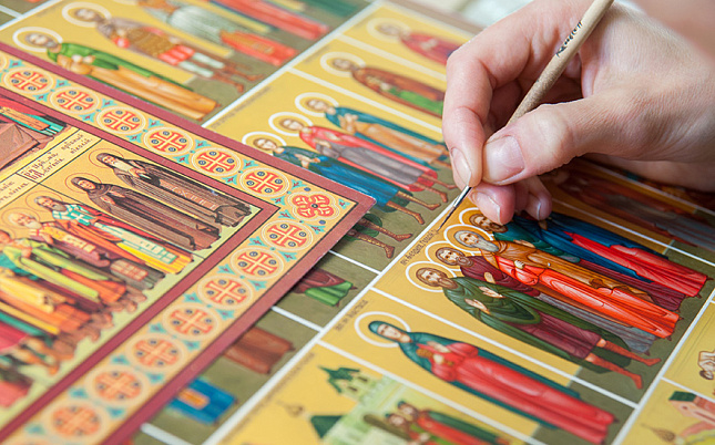 Технология изготовления икон в фоторепортаже ивановского корреспондента.