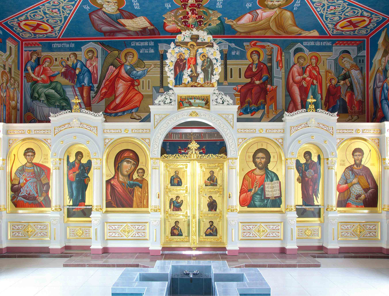 Изображение №296 Иконостас придела Иоанна Воина Жадовского мужского монастыря Казанской иконы Божией Матери