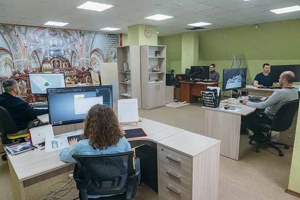 Реорганизация отдела 3D-моделлирования иконостасной мастерской.