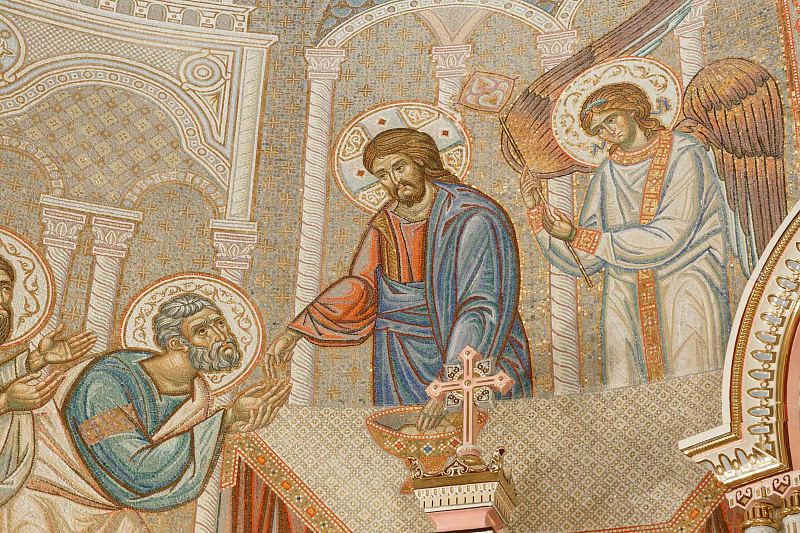 Мозаики Центрального придела Всехсвятского храма