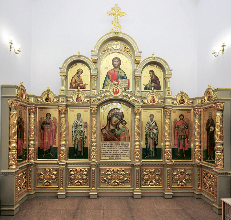 Иконостас храма Казанской иконы Божией Матери