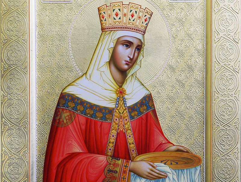 Икона Святой Равноапостольной царицы Елены