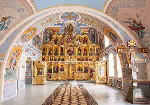 Прихожане увидели, какая выполнена работа, лишь когда убрали леса.