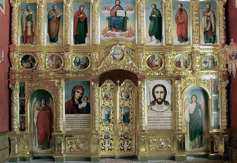 Иконостас храма Казанской иконы Божией Матери