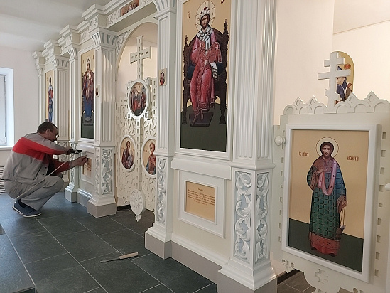 Монтаж иконостаса. Сколько времени занимает? От чего зависит?
